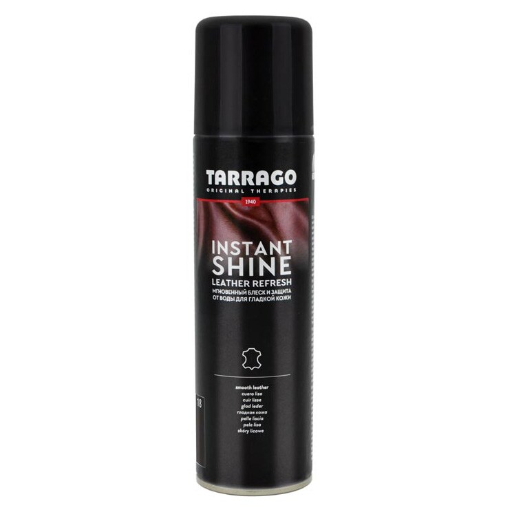 Поліроль для шкіри Tarrago Instant Shine 250 мл - чорний