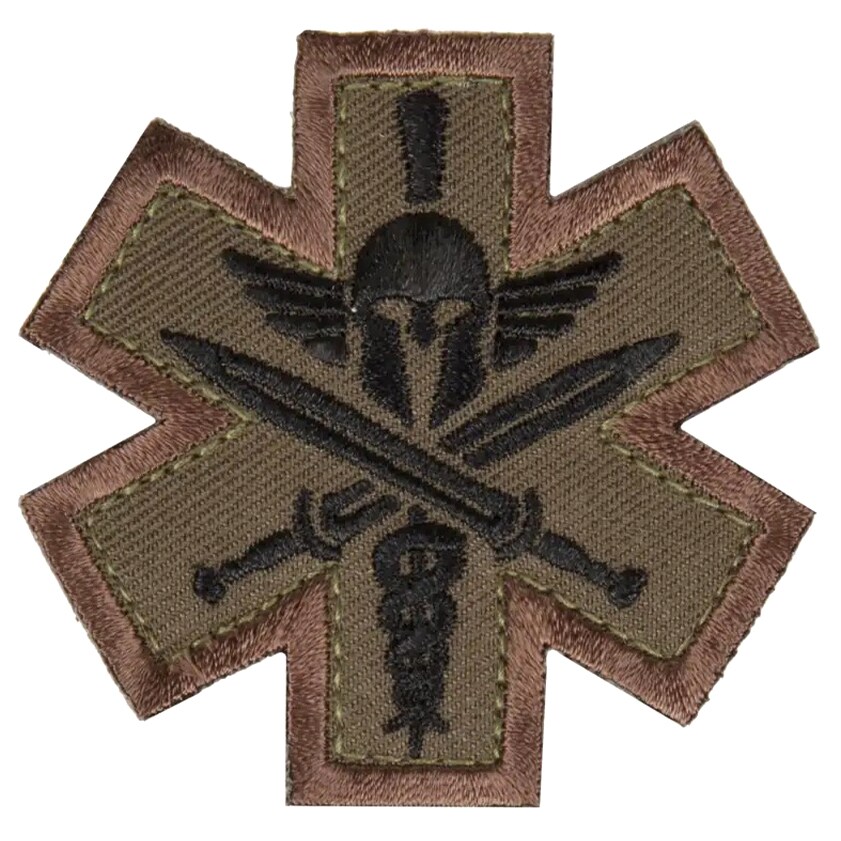 Нашивка Mil Spec Monkey Tactical Medic Spartan - Forest Green 