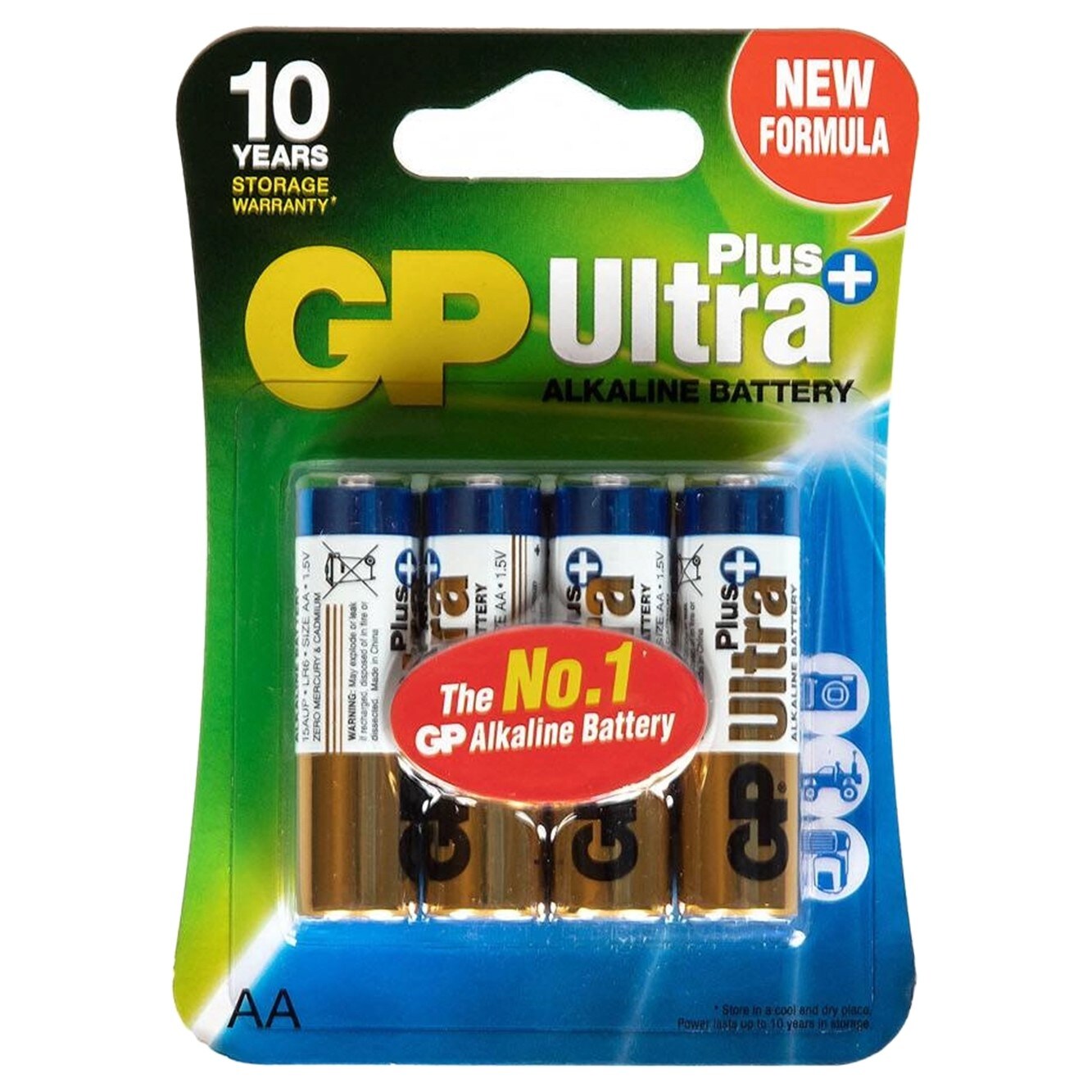Bateria alkaliczna GP Ultra Plus AA/R6 1,5 V - 4 szt.