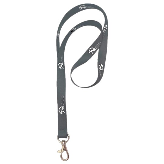 Шнурок з карабіном Służba Więzienna - Сталево-сірий