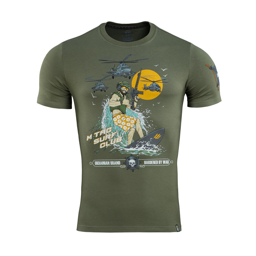Футболка T-shirt M-Tac Surf Club - Light Olive