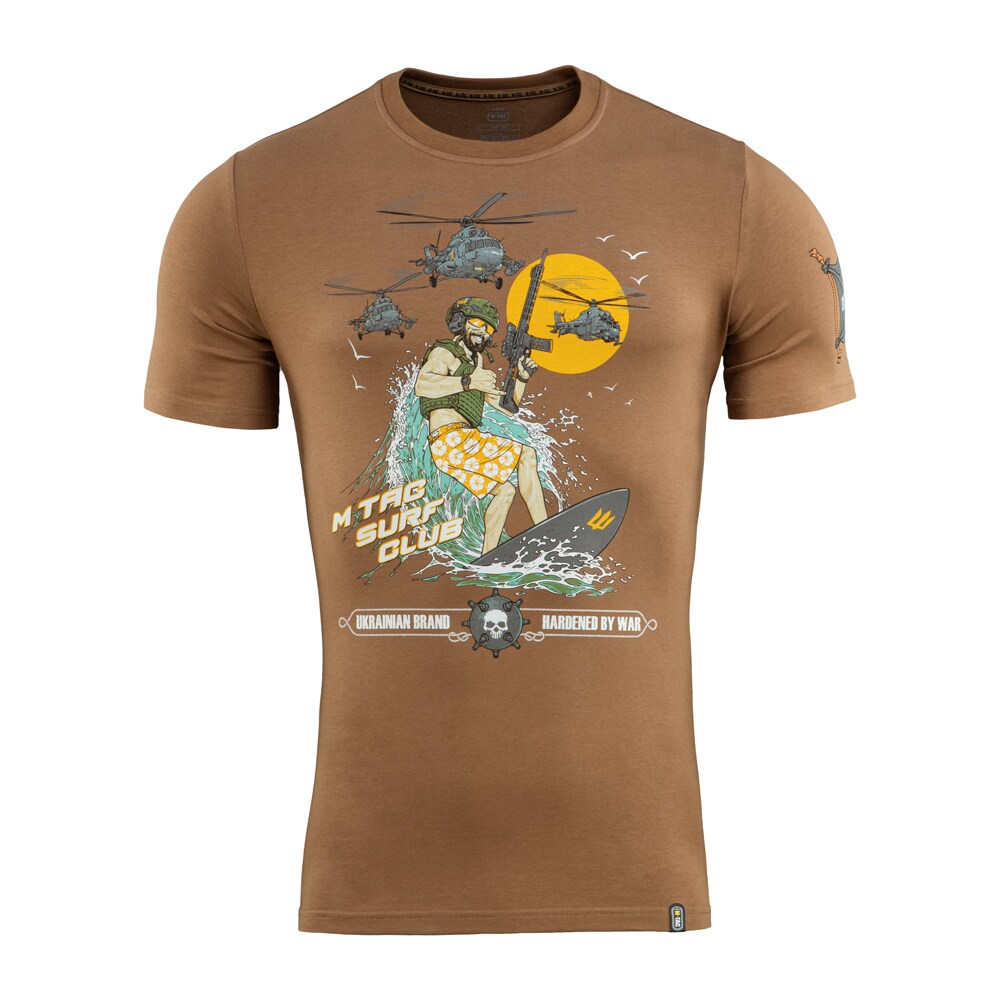 Футболка T-shirt M-Tac Surf Club - Coyote Brown