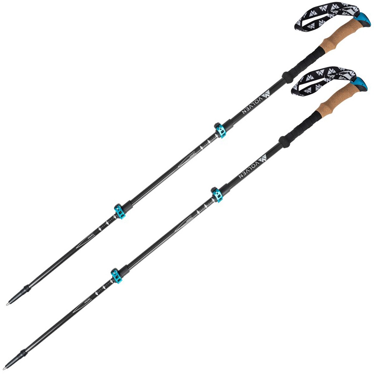 Трекінгові палиці Volven Adventure Carbon - Сині