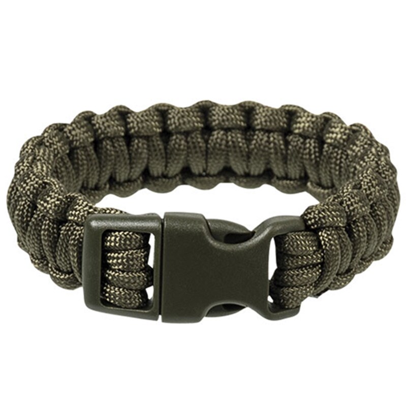 Браслет Paracord Mil-Tec пряжка 22 мм - Olive