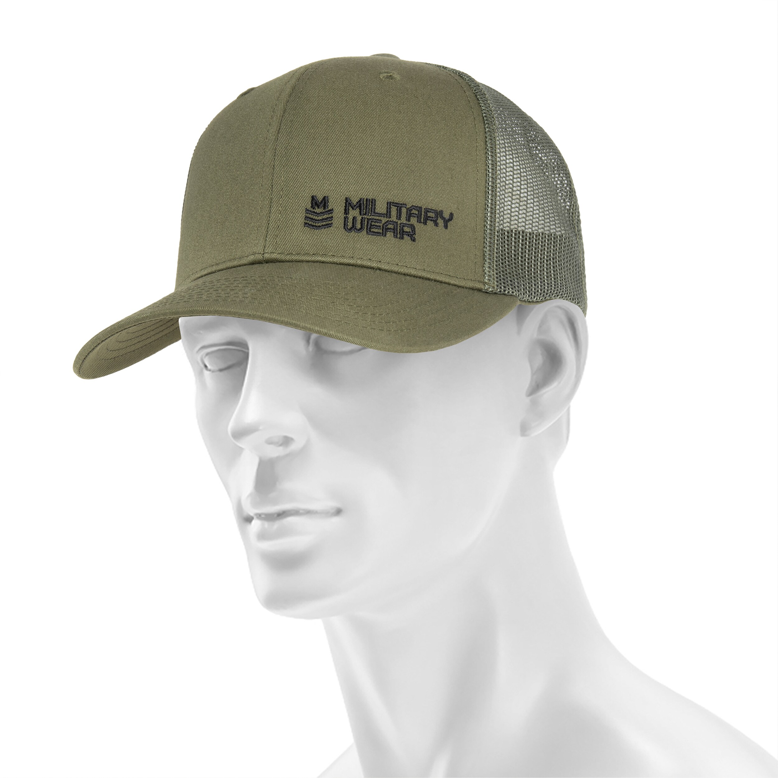 Бейсболка Military Wear Haft Retro Trucker - Olive