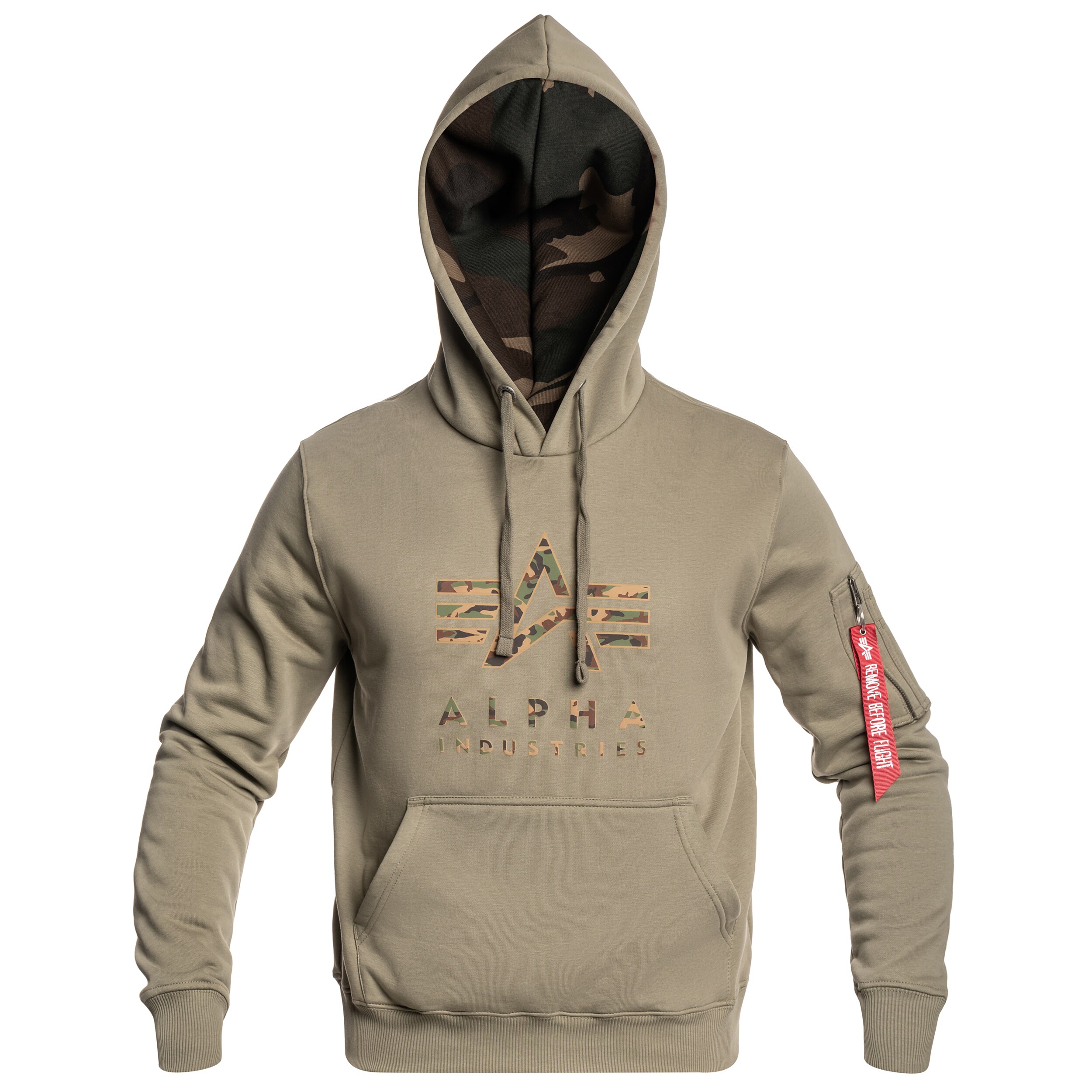 Кофта Alpha Industries Camo TPU Hoody - Olive