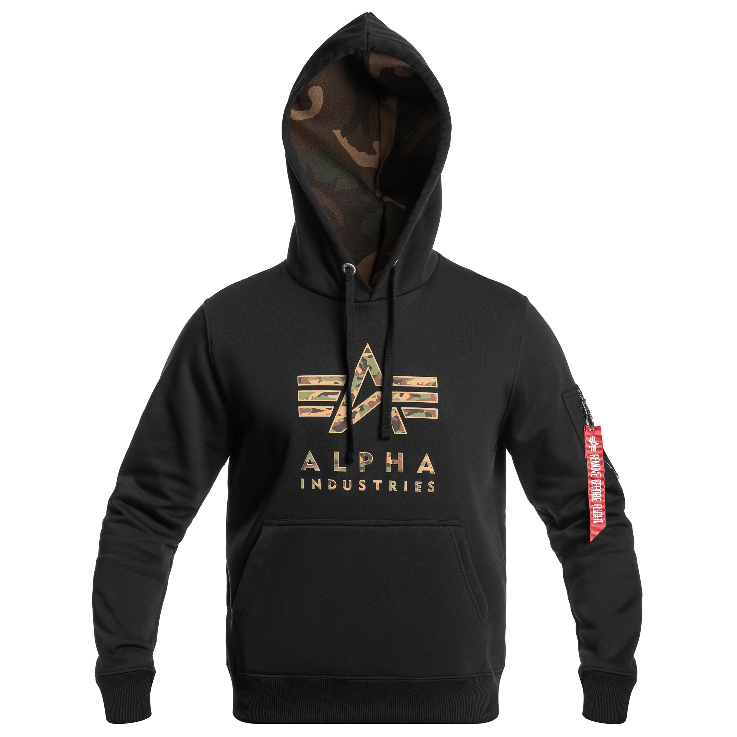 Кофта Alpha Industries Camo TPU Hoody - Black