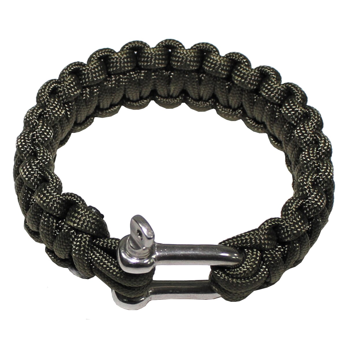 Браслет Paracord MFH такелажна скоба - OD Green