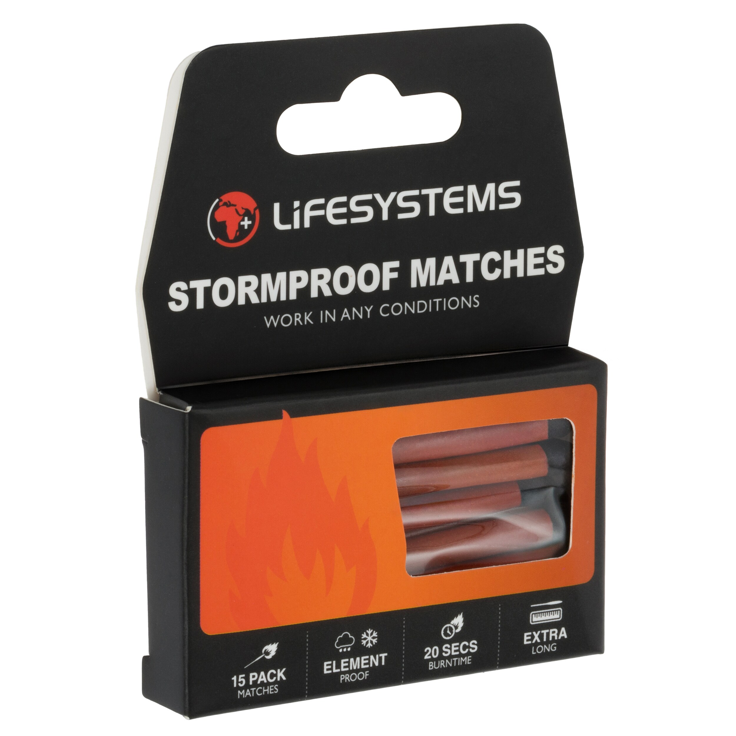 Zapałki sztormowe LifeSystems Stormproof Matches Refill Pack - 15 szt.