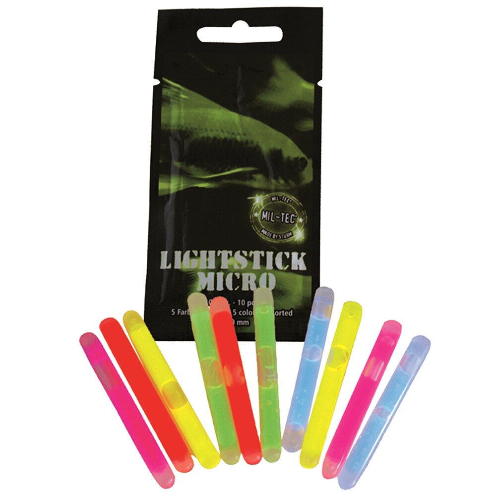 Хімічне джерело світла Mil-Tec Lightstick Micro Color Mix - 10 шт.