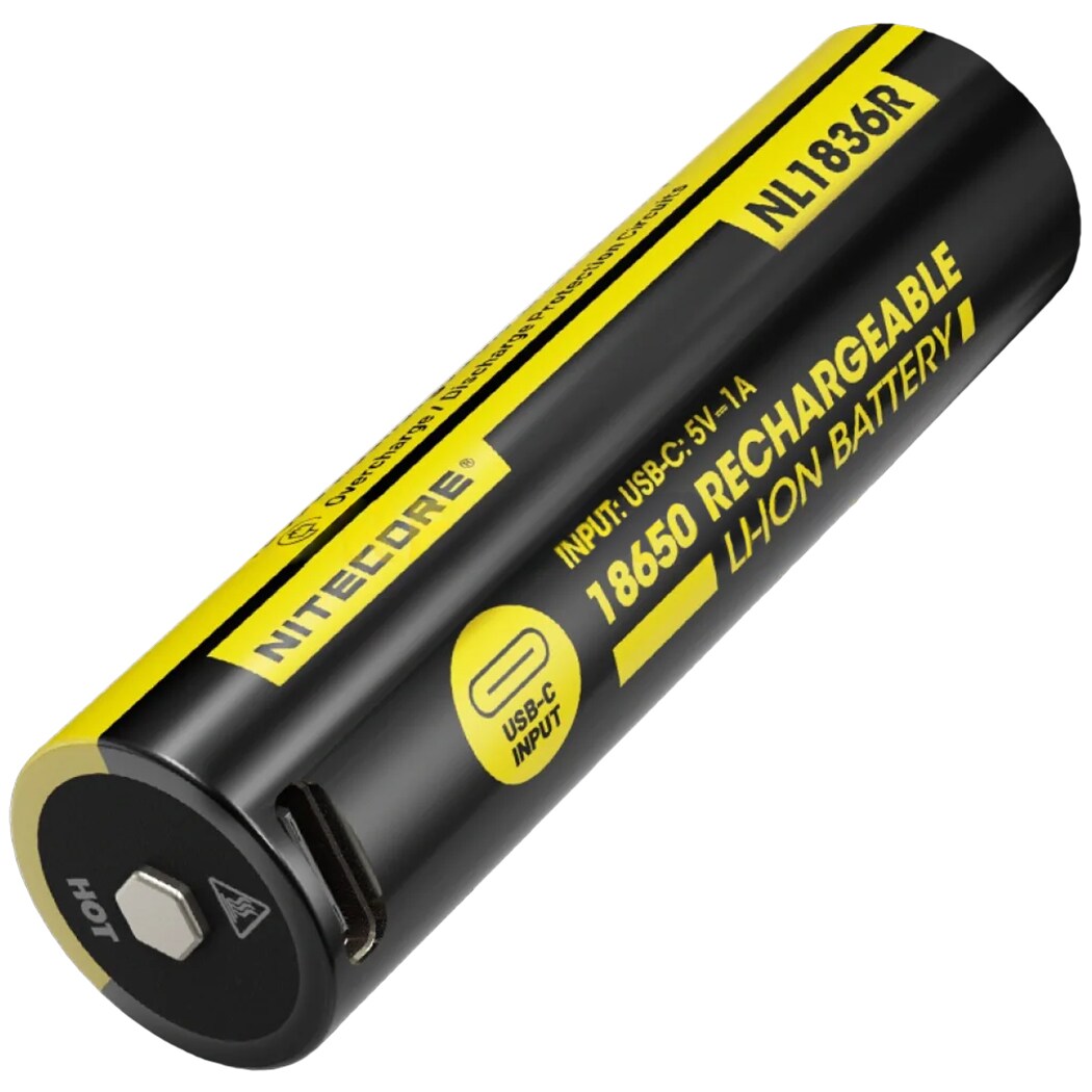 Akumulator Nitecore NL1836R 18650 3,6 V Rechargeable - 3600 mAh