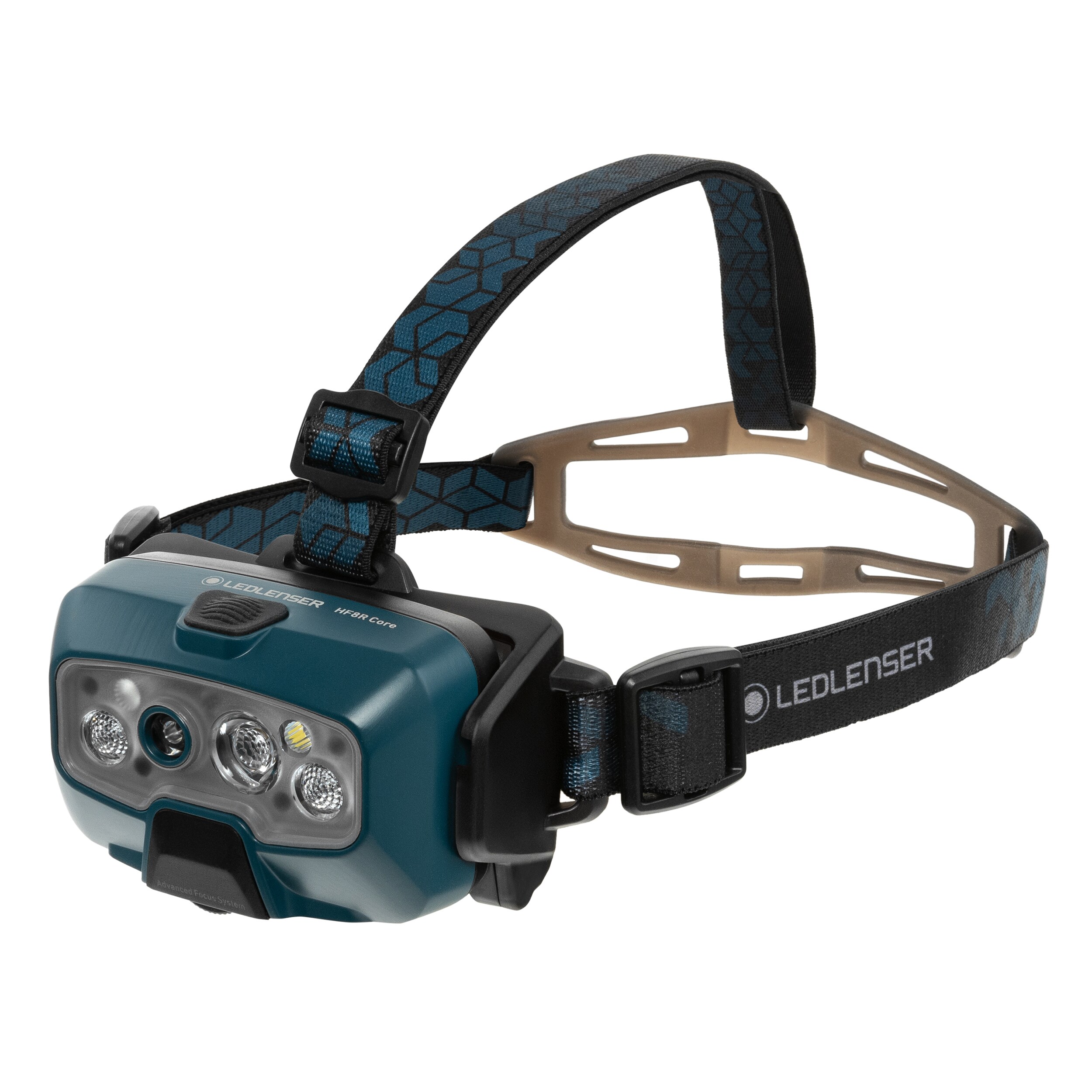 Latarka czołowa Ledlenser HF8R Core Teal Green - 1600 lumenów