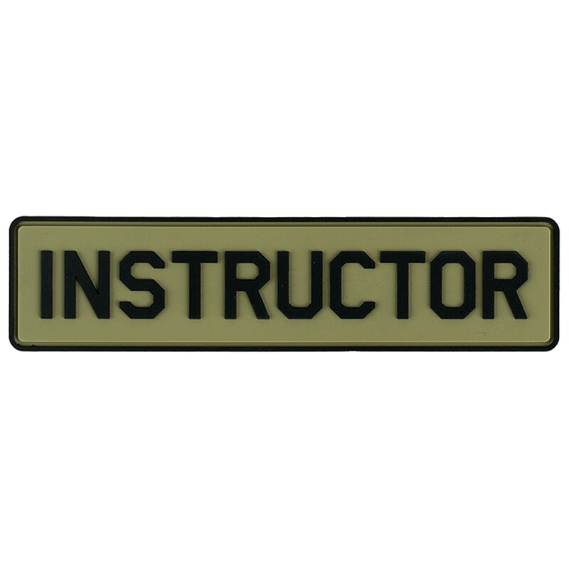 Нашивка 101 Inc. 3D PVC Instructor