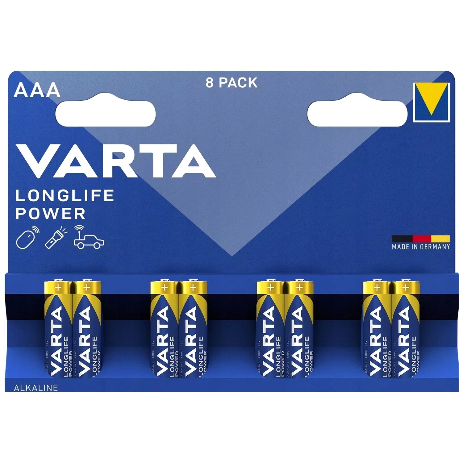 Bateria alkaiczna Varta Longlife Power LR03 AAA - 8 szt.