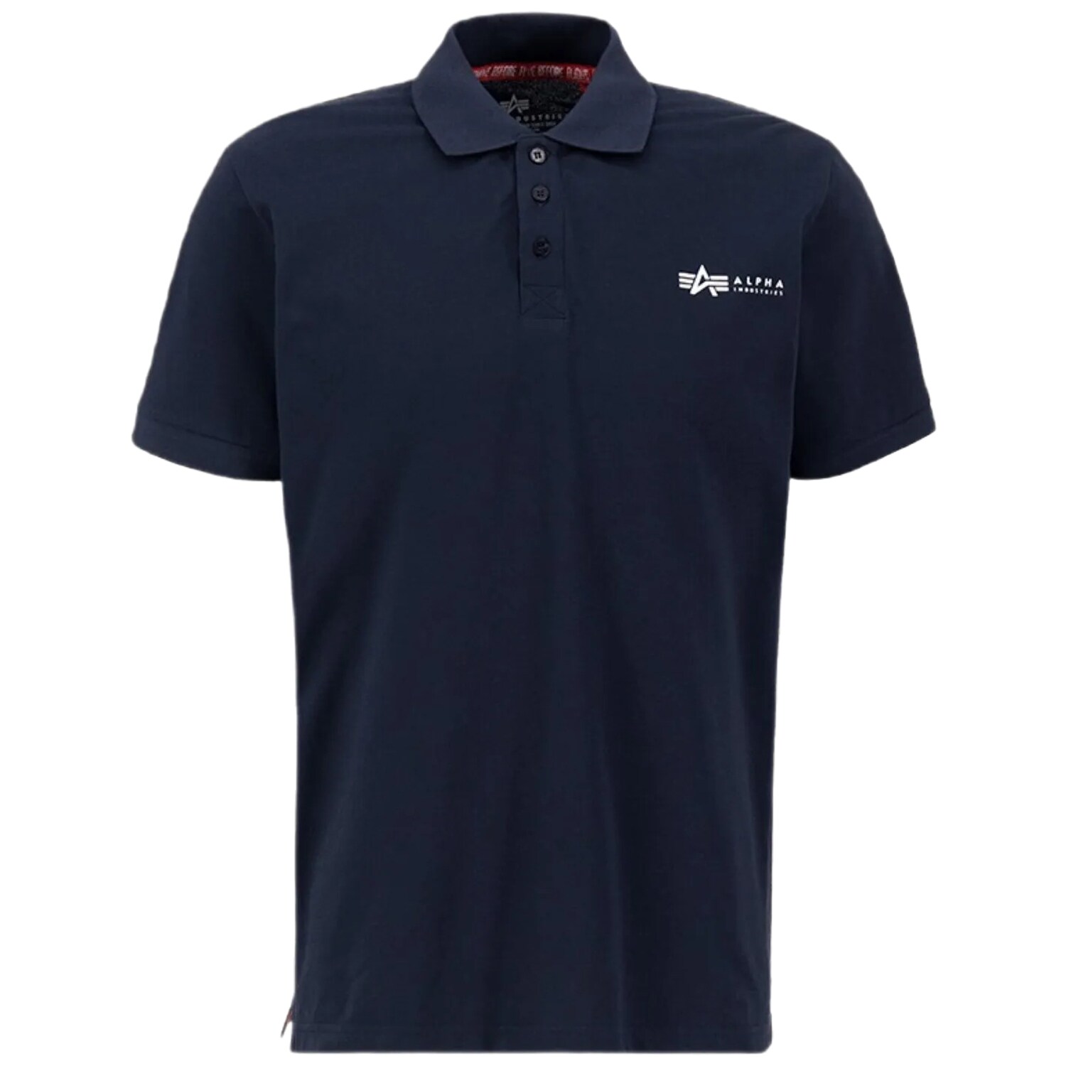 Футболка Поло Alpha Industries Basic Small Logo - Replica Blue