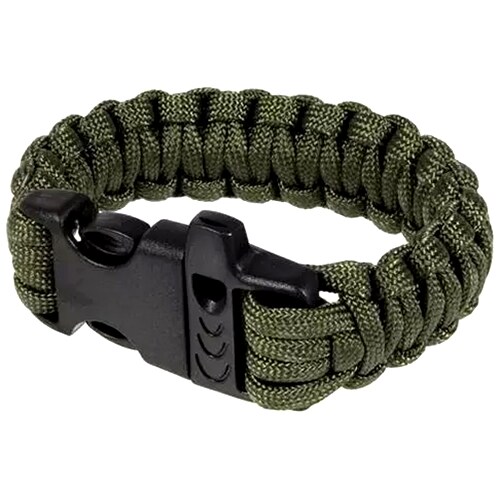 Браслет Paracord Element пряжка зі свистком - Olive Drab