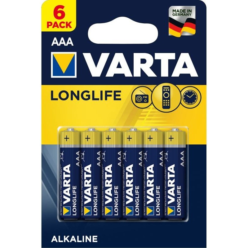 Bateria Varta Longlife LR03 AAA - 6 szt.