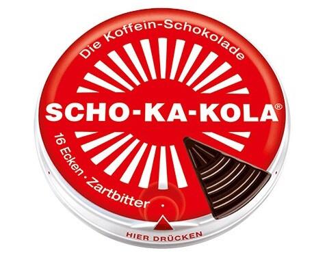 Гіркий шоколад Scho-Ka-Kola з кофеїном