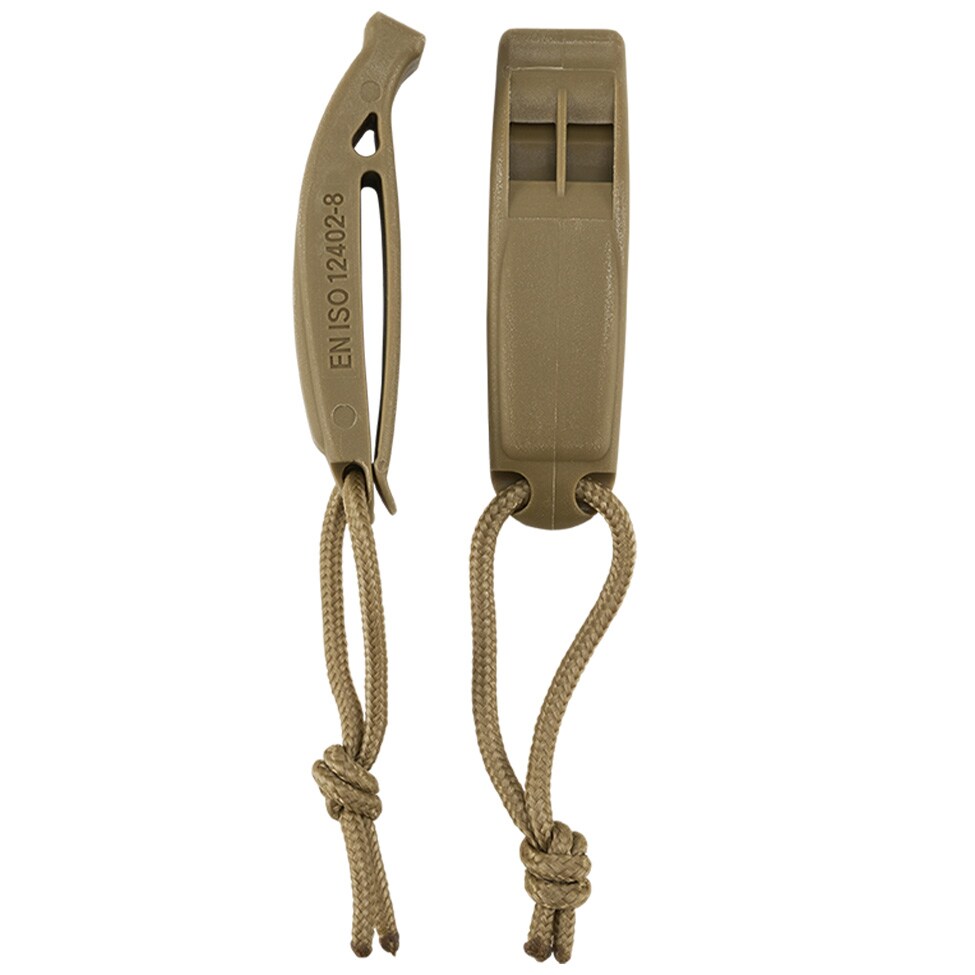 Gwizdek Brandit Signal Whistle Molle 2 szt. - Coyote