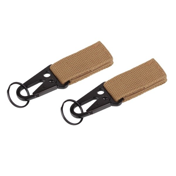 Trok MOLLE z metalową klamrą i kółkiem 101 Inc. coyote - 2 szt.