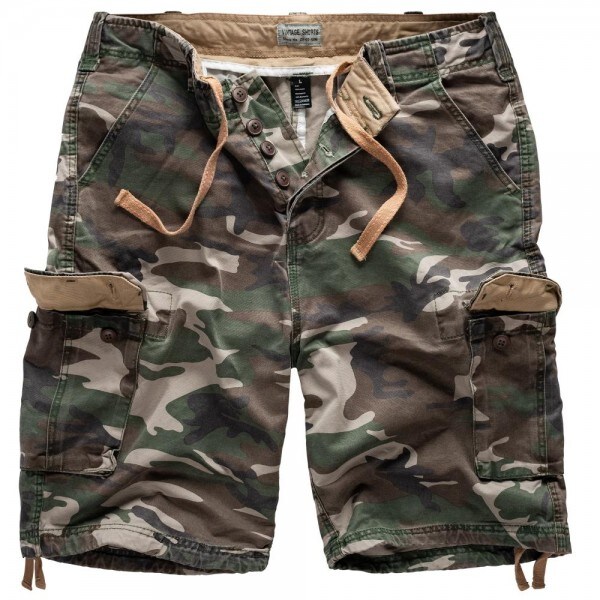 Шорти Surplus Vintage Washed - Woodland