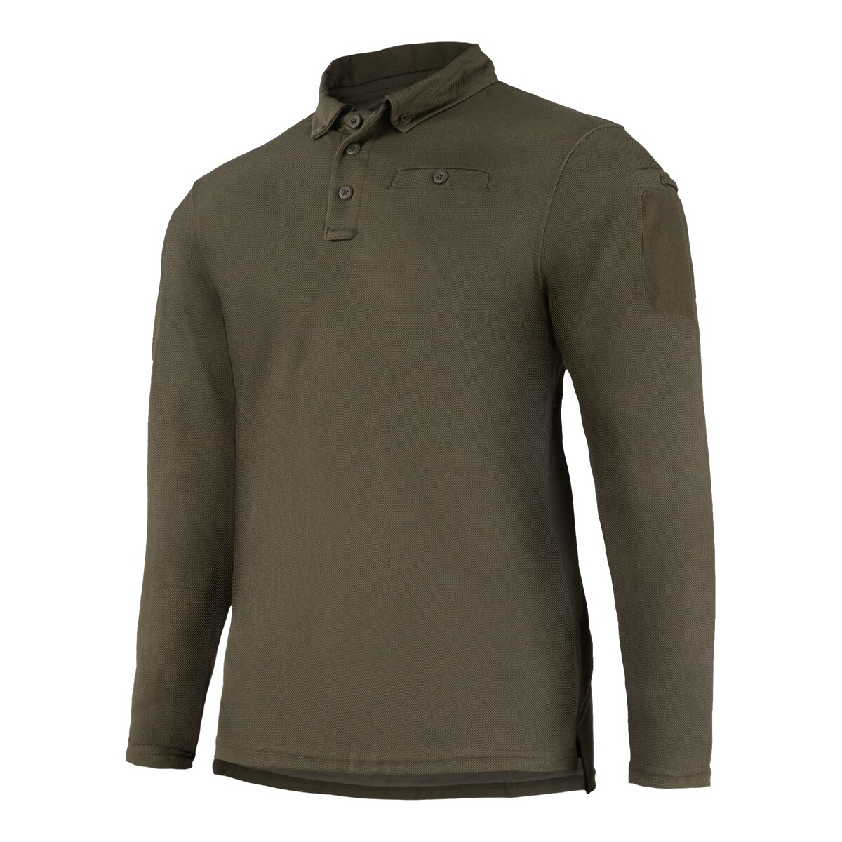 Футболка поло Long Sleeve Mil-Tec Tactical Quickdry - Olive