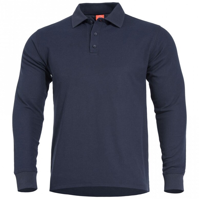 Футболка поло Pentagon Aniketos Long Sleeve - Navy Blue 