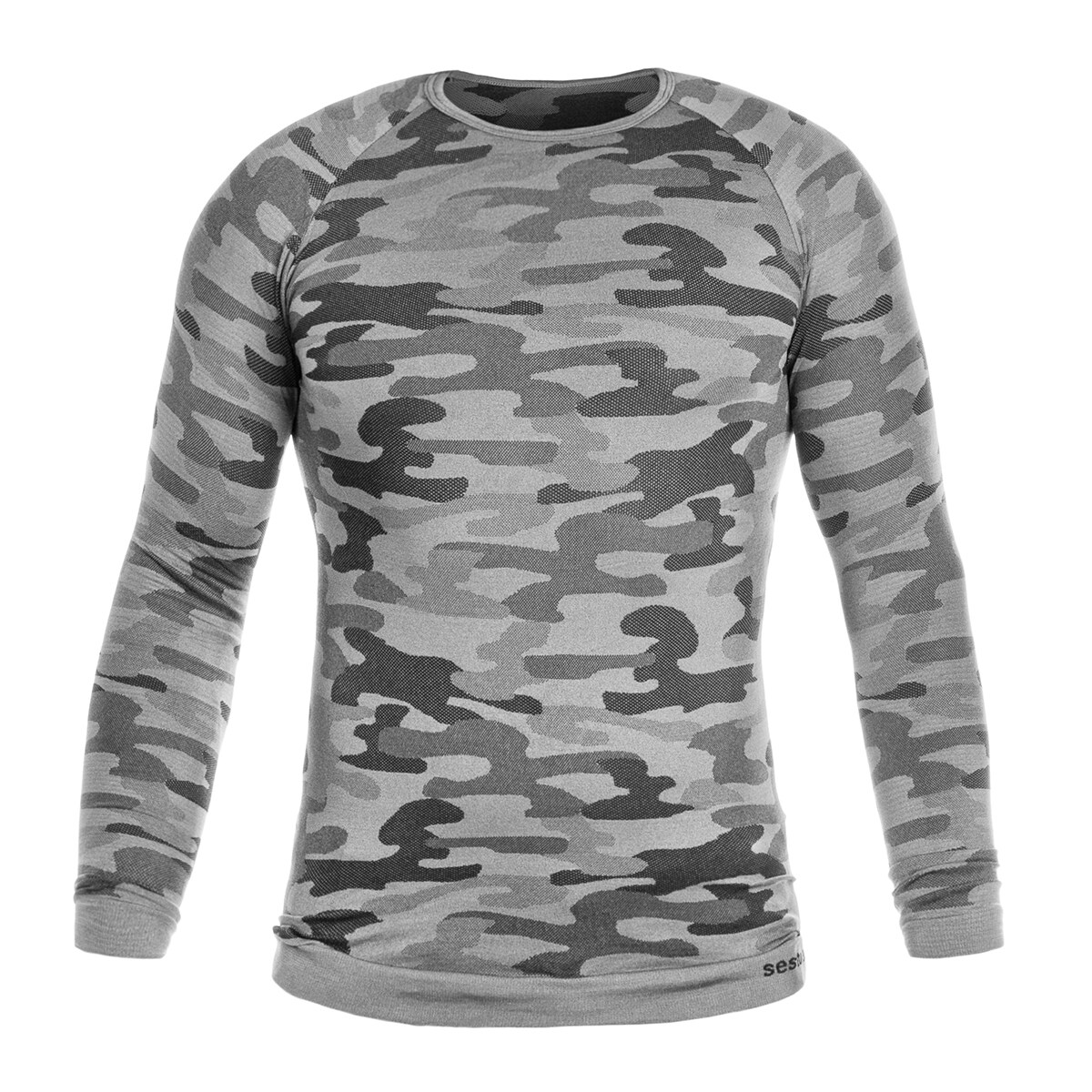 Термоактивна футболка з довгим рукавом Sesto Senso Thermo Active - Urban Camo
