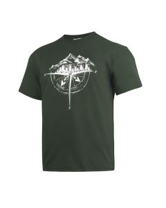 Koszulka T-Shirt TigerWood Róża Wiatrów - zielona