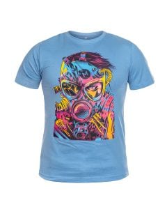Koszulka T-Shirt Voyovnik Cyberpunk - niebieska 