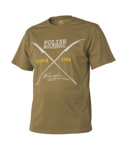 Koszulka T-shirt Helikon Polish Multitool Coyote