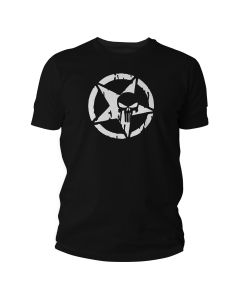 Koszulka T-Shirt TigerWood Punisher Military - czarna