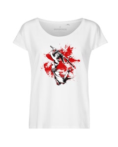 Koszulka T-shirt damska Voyovnik Onna-Musha - biała 