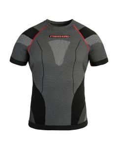 Koszulka termoaktywna FreeNord DryTech K/R - Black/Red