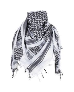 Arafatka chusta ochronna MFH Shemagh - Black/White