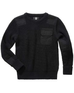 Sweter dziecięcy Brandit BW Pullover - Black