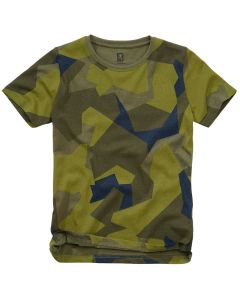Koszulka T-shirt dziecięcy Brandit - Swedish Camo