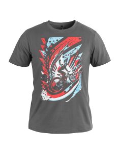 Koszulka T-shirt Voyovnik Rower Color - Szara