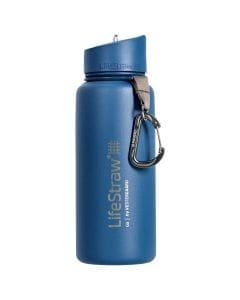 Butelka z filtrem LifeStraw Go Stainless Steel 710 ml - Medium Blue 