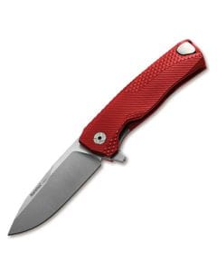 Nóż składany LionSteel ROK Aluminium Red