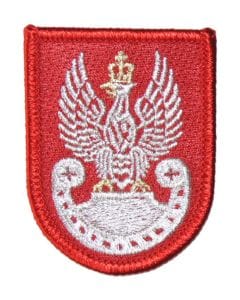 Emblemat "Orzełek Wojska Polskiego" - szkarłatny
