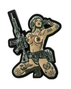 Naszywka M-Tac Tactical Girl Tattoo Trójząb PVC - MM14
