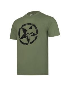 Koszulka T-Shirt TigerWood Punisher Military - Oliv