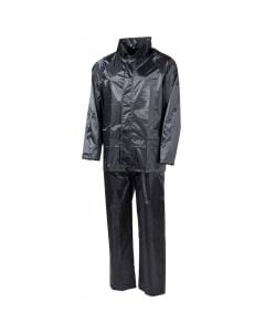 Komplet przeciwdeszczowy MFH kurtka+spodnie - Black