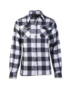 Koszula Mil-Tec Flannel Shirt - Black/White D/R