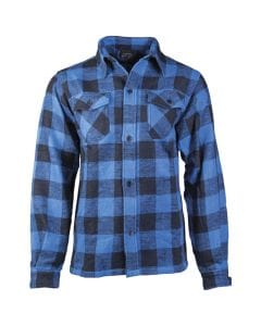 Koszula Mil-Tec Flannel Shirt - Black/Blue D/R