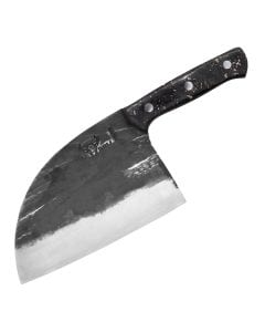 Nóż kuchenny Samura Mad Bull Serb 18 cm - Marble Carbon