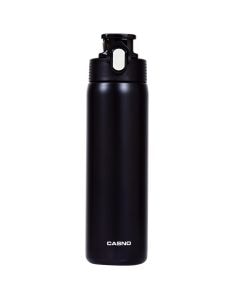Butelka termiczna Casno Maroon 0,6 l - black 