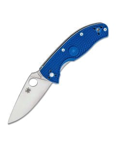 Nóż składany Spyderco CPM S35VN Plain Lightweight Tenacious - Blue