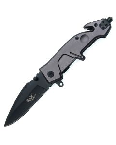 Nóż składany ratowniczy MFH Fox Outdoor 24 cm Black